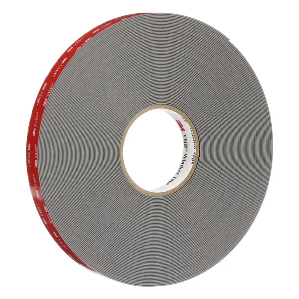 VHB Window Tape - Polyethylene Film Liner D/C Black B45F 16MMx33M 45MIL 24/CS