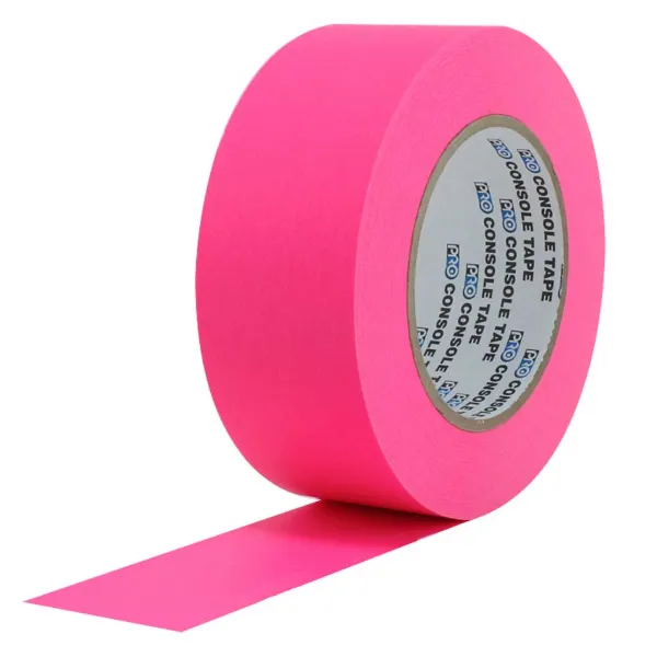 Flatback Paper Tape Neon Pink PTPA1255 12MMx55M 5.8MIL 72/CS