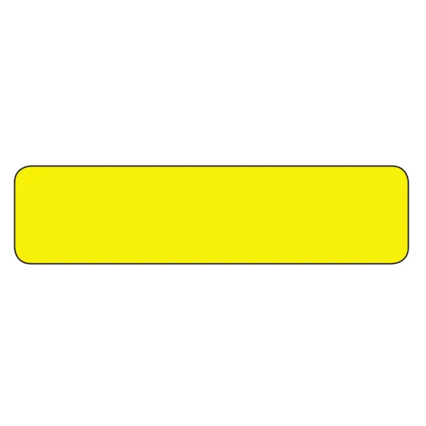 Labels - Plain Blank Yellow PBL-C 1INx4IN 500/RL