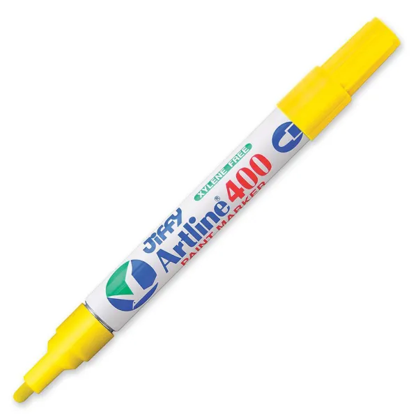 Marker - Artline® Regular Bullet Tip Yellow EK400 12/BX 144/CS