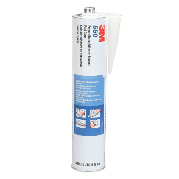 Adhesive Sealant - Polyurethane Fast Cure White 550 310ML CARTRIDGE 12/CS