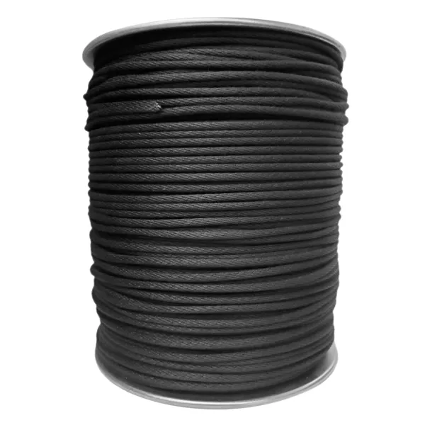 Sash Cord - Braided #8 Black BSC 1/4INx500FT 4/CS