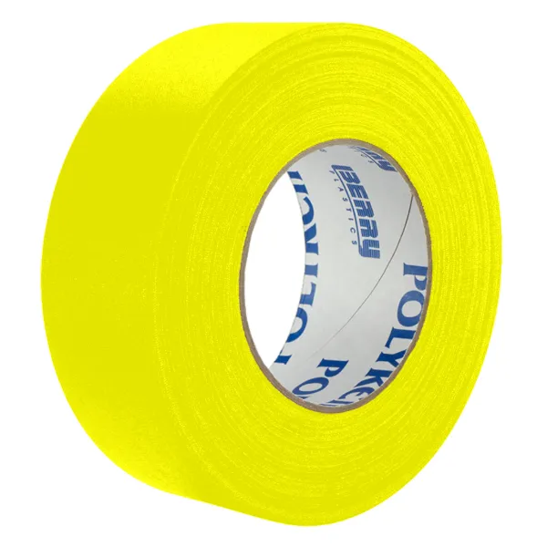 Cloth Tape - Gaffers Neon Yellow 510N 72MMx45M 11.5MIL 16/CS