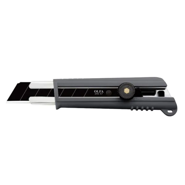 Utility Knife - Extra Heavy Duty Rubber Grip Ratchet-Lock NH-1 25mm 6/BX