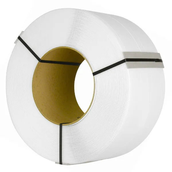 Strapping - Polypropylene White PPS 1/2INx9900FT 8IN Core 1/CS