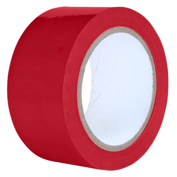 Packaging Tape - PVC Red PVC 12MMx66M 2.2MIL 144/CS