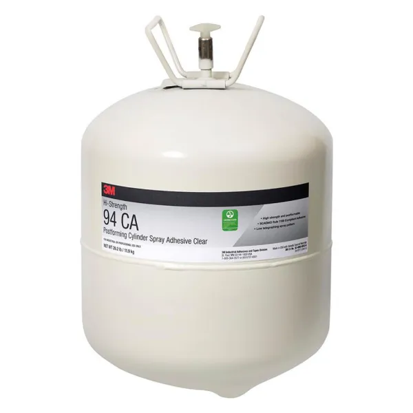 Spray Adhesive - Scotch-Weld™ High Strength Postforming Clear 94CA 26.2LB CYLINDER 1/CS