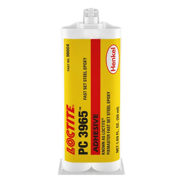 Epoxy Adhesive - Fixmaster¨ Fast Set Steel Grey PC 3965 50ML DUAL CARTRIDGE 6/CS