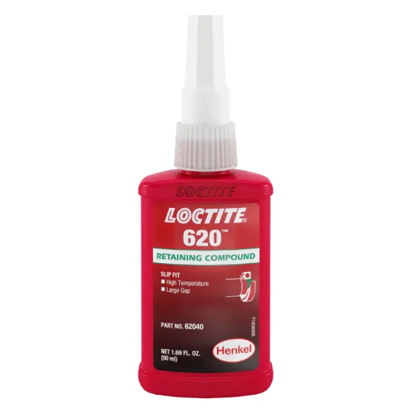 Retaining Compound - High Temperature Resistant Green 620 50ML BOTTLE 10/CS