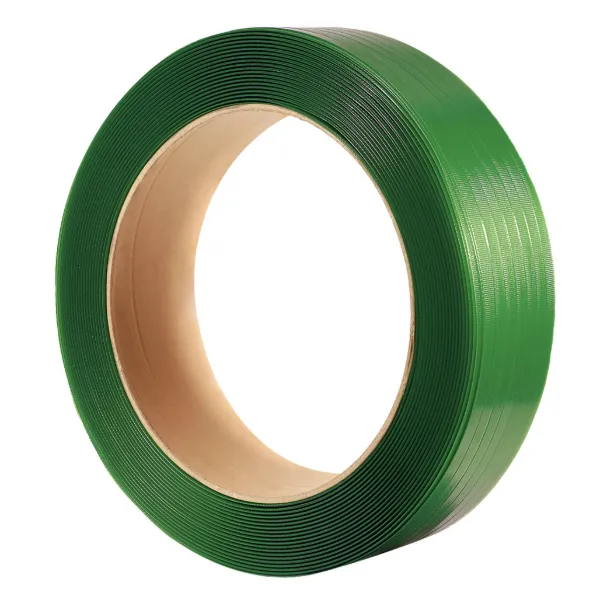 Strapping - Polyester Embossed AAR Green 5/8IN x 3600FT 0.04IN 16INX6IN 1/RL 28/Skid