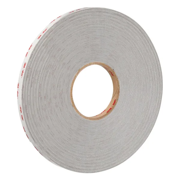 VHB Tape - Polyethylene Film Liner D/C Grey 4936F 12MMx66M 25MIL 6/CS