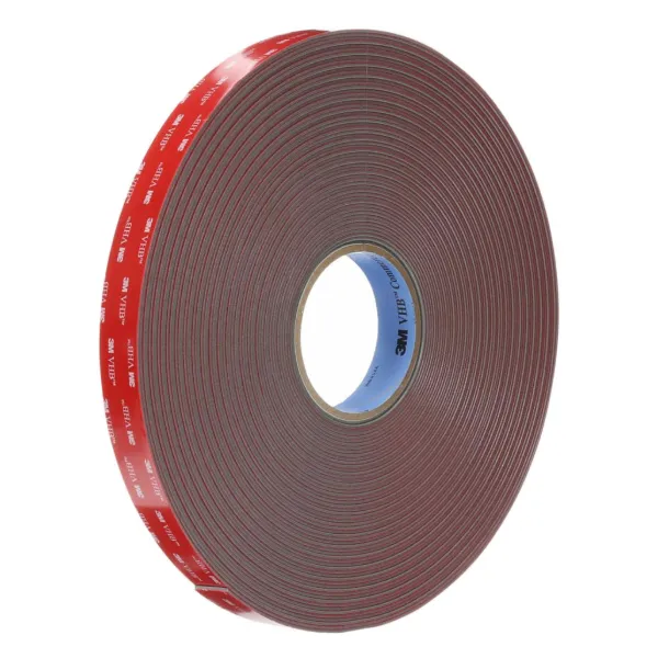 VHB Commercial Vehicle Tape - Polyethylene Film Liner D/C Grey CV62F 24MMx33M 62MIL 9/CS