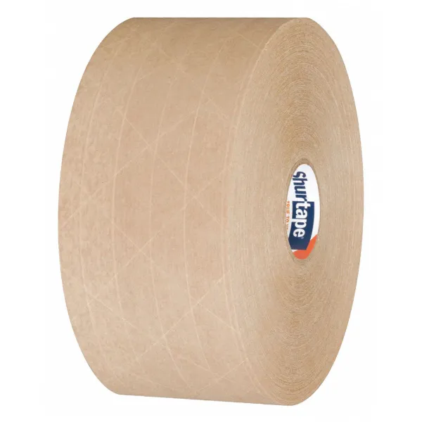 Water Activated Paper Tape - Economy Grade Reinforced Kraft WP100 70MMx138M 5MIL 10/CS