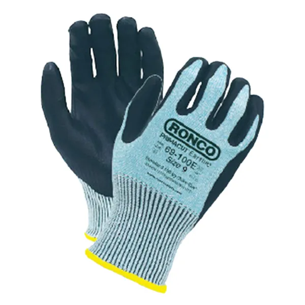 Gloves - Cut Resistant HPPE Level 4 PrimaCut™ Black on Green 69-100E-10 X-Large 6PR/PK 48/CS